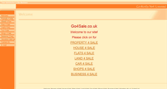 Desktop Screenshot of go4sale.co.uk